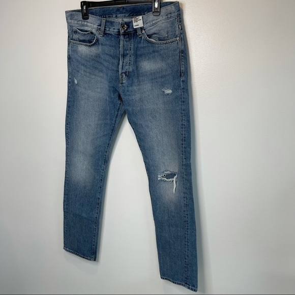 & Denim H&M Straight Regular Jeans Size 32 - Picture 3 of 9